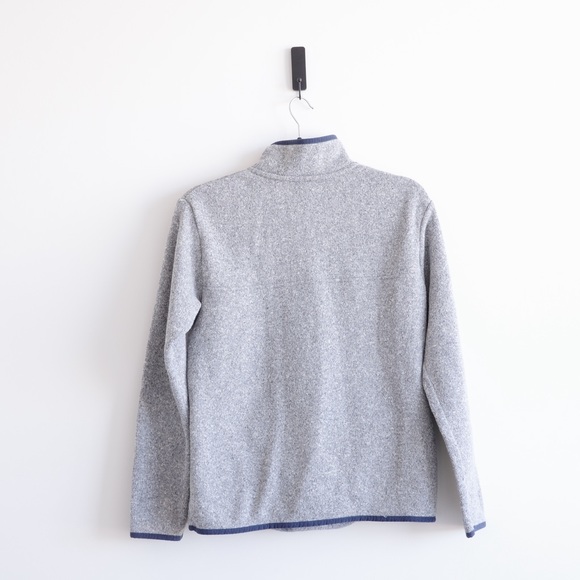 Eddie Bauer Snap Button Fleece Grey Size US M - Picture 2 of 6